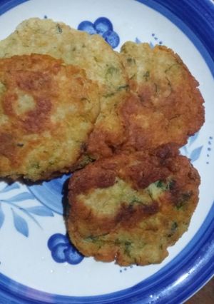 Una foto de Hamburguesas de cebolla de verdeo