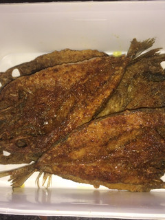 A picture of Deep fried Maasbanker fish.