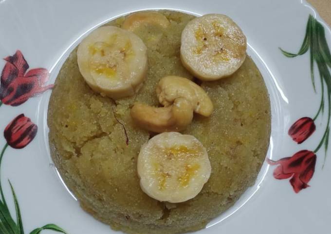 Banana Sooji Halwa