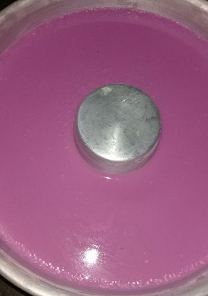 Una foto de Gelatina con leche