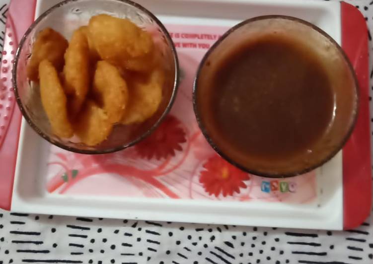 Easiest Way to Prepare Quick Dall vada with tamarind chutney