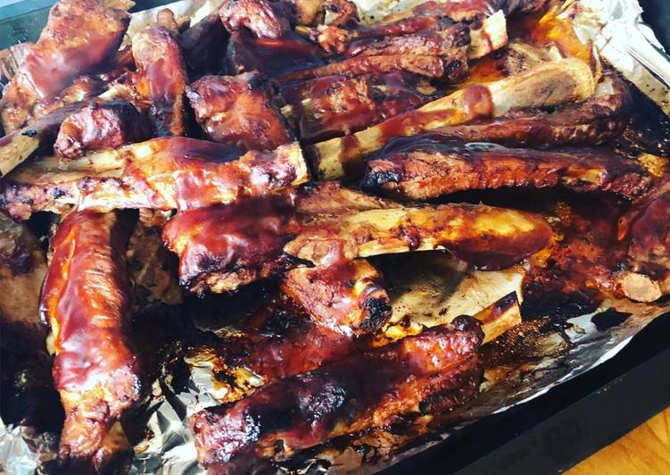 Recipe of Super Quick Homemade Slow Cooker BBQ Ribs