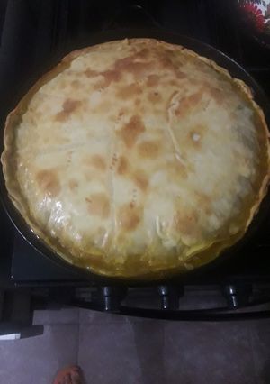 Una foto de Tarta de pollo y verdura