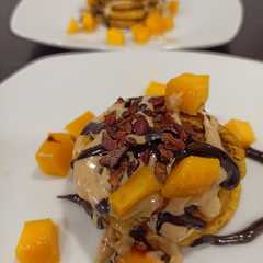 Foto principal de Pancakes de mango (BLW)