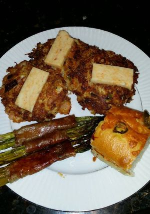 A picture of Brad's pacific northwest crab cakes.