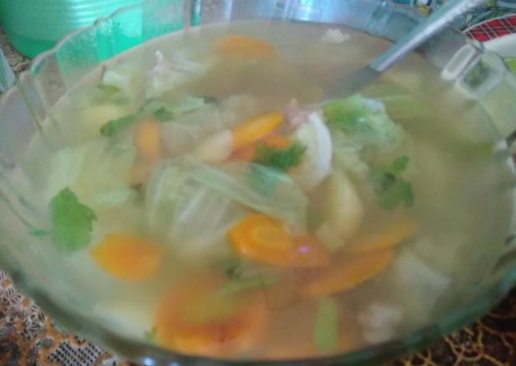 Resep 49) Sop Sayuran, Lezat Sekali