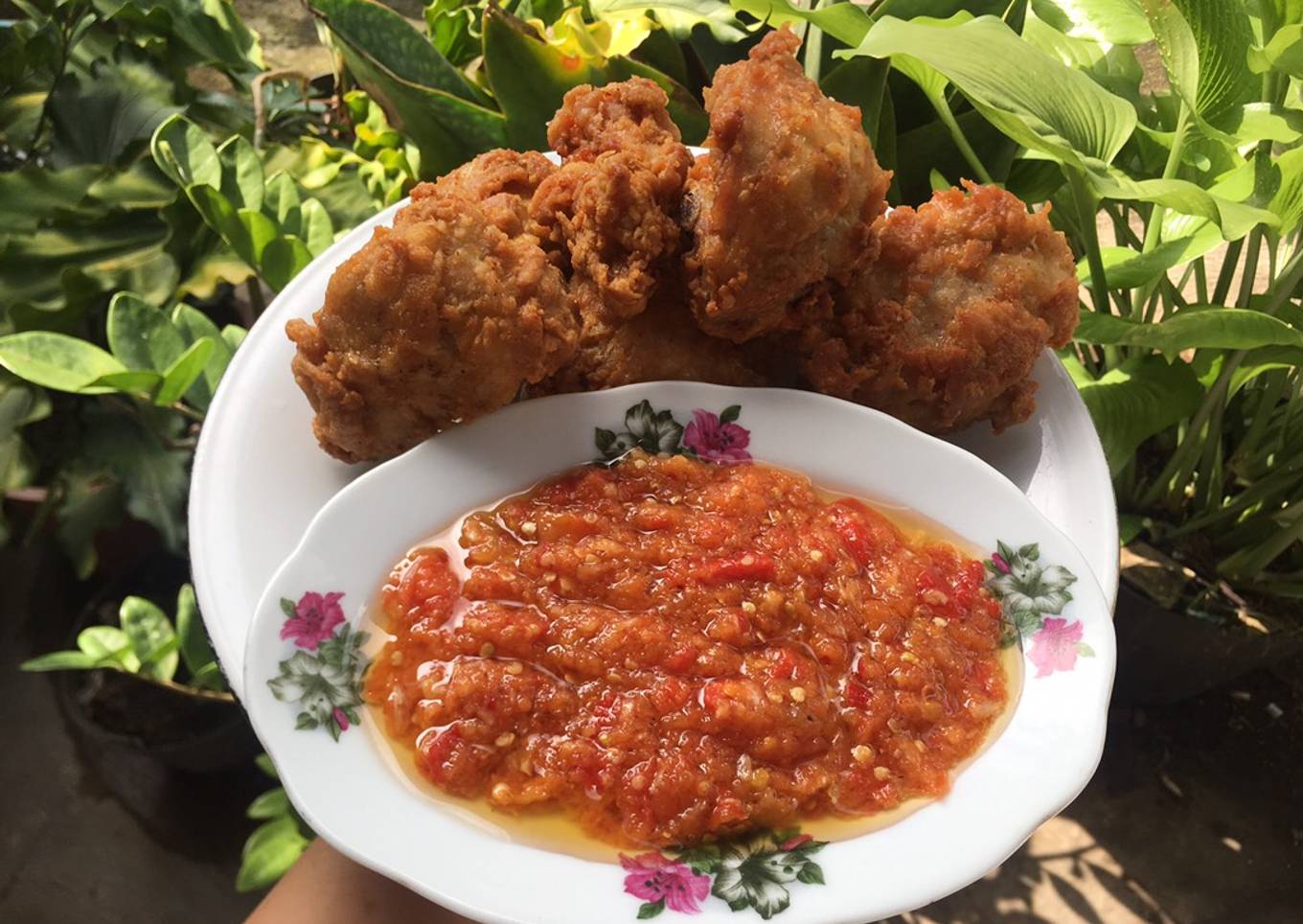 Resep Ayam sambal garlic Anti Gagal