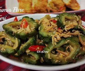 Resep mudah Oseng Pare Teri Yummy Mantul