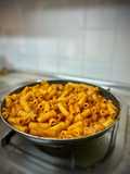 Tortiglioni con boloñesa de longaniza, los llamo sube-ánimos! 🇮🇹