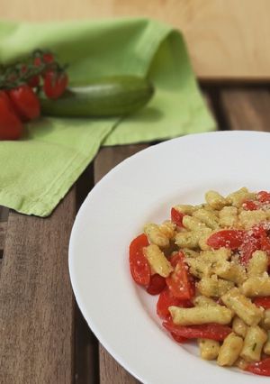 Foto di Gnocchetti di zucchine ai pomodorini
