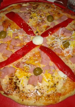 Una foto de Pizza casera