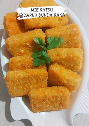 Foto resep Mie goreng katsu simple😃 bunda arkha