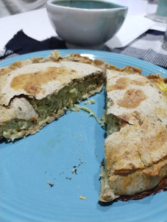 Una foto de Tarta de cebolla con masa light