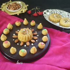 A picture of Besan Fudge/burfi.