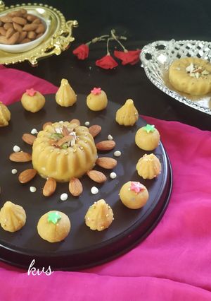A picture of Besan Fudge/burfi.