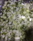 Ensalada de pepino y cilantro