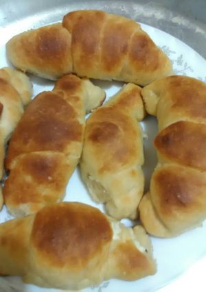 صورة لوصفة كرواسون بالجبنة والشيكولاتة