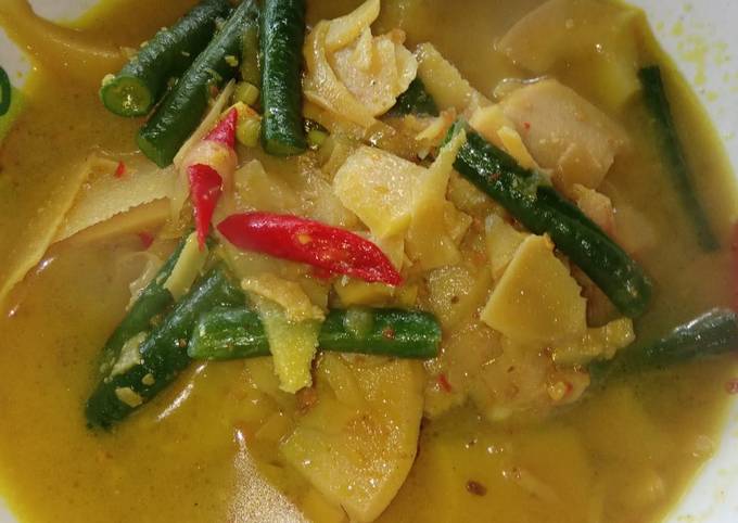 Cara bikin Sayur santan rebung Cara bikin Sayur santan rebung