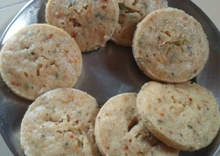 Simple Way to Make Award-winning Oats vegetable idli