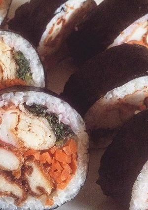 Foto resep Kimbap / Sushi rumahan 😁👏🏻