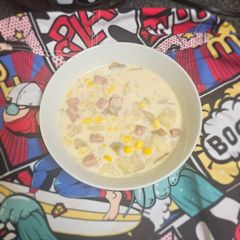 A picture of Creamy Ham & Potato Soup.