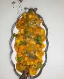 Italian grilled fish with potatoes soup
