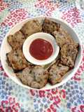 Fried Eggplant with Minced Fisn
