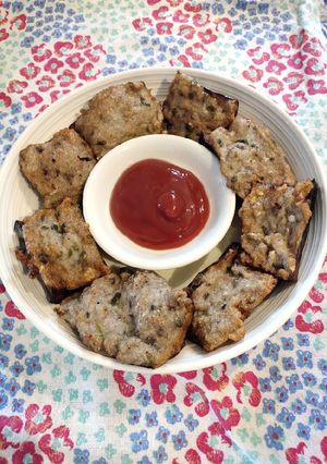 A picture of Fried Eggplant with Minced Fisn.
