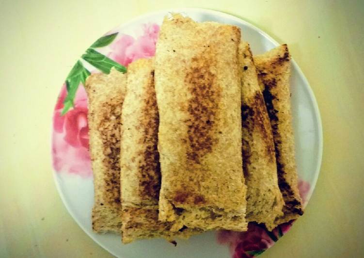 Easiest Way to Prepare Ultimate Paneer Bread Roll