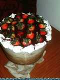 Tres leches con ron y nutela