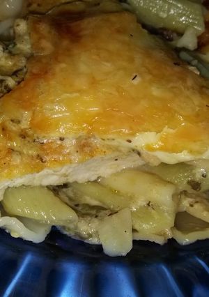 Tejszínes spárgás csirkemell tésztával recept fotója