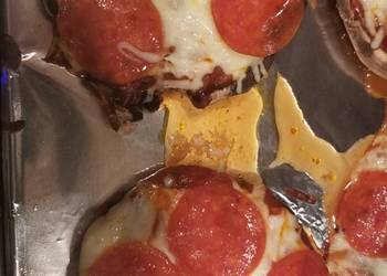 Easiest Way to Prepare Yummy Mushroom Cap Pizzas