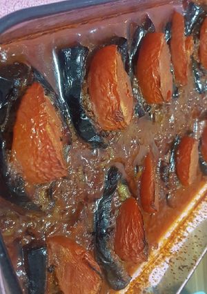 صورة لوصفة 🍅🍆قوارب الباذنجان بصلصة الطماطم 🍆🍅
