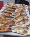 Machas a la parmesana