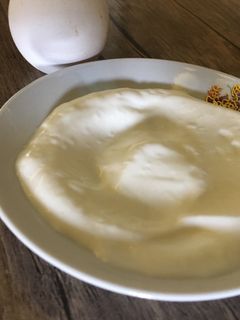 صورة لوصفة مايونيز بالبيت