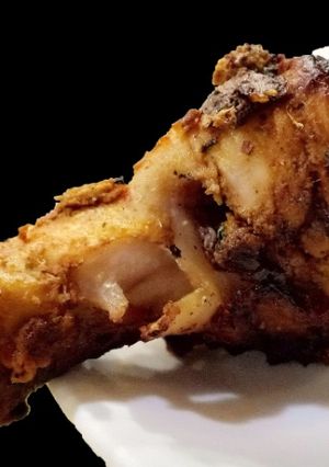 A picture of Ramzan Special : Afghani Tandoori  / Fried Legs for Iftaar.