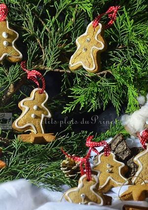 Une photo de Bonhommes de Noël en sablés speculoos
