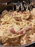 Rosey Chicken Spaghetti Alfredo