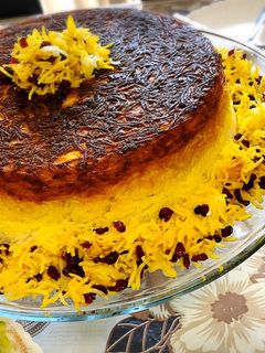 صورة لوصفة رز محشي بمكعبات الدجاج