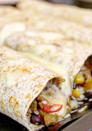 Zdjęcie przepisu Meksykańskie burritos.