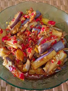 Foto resep Terong teri balado