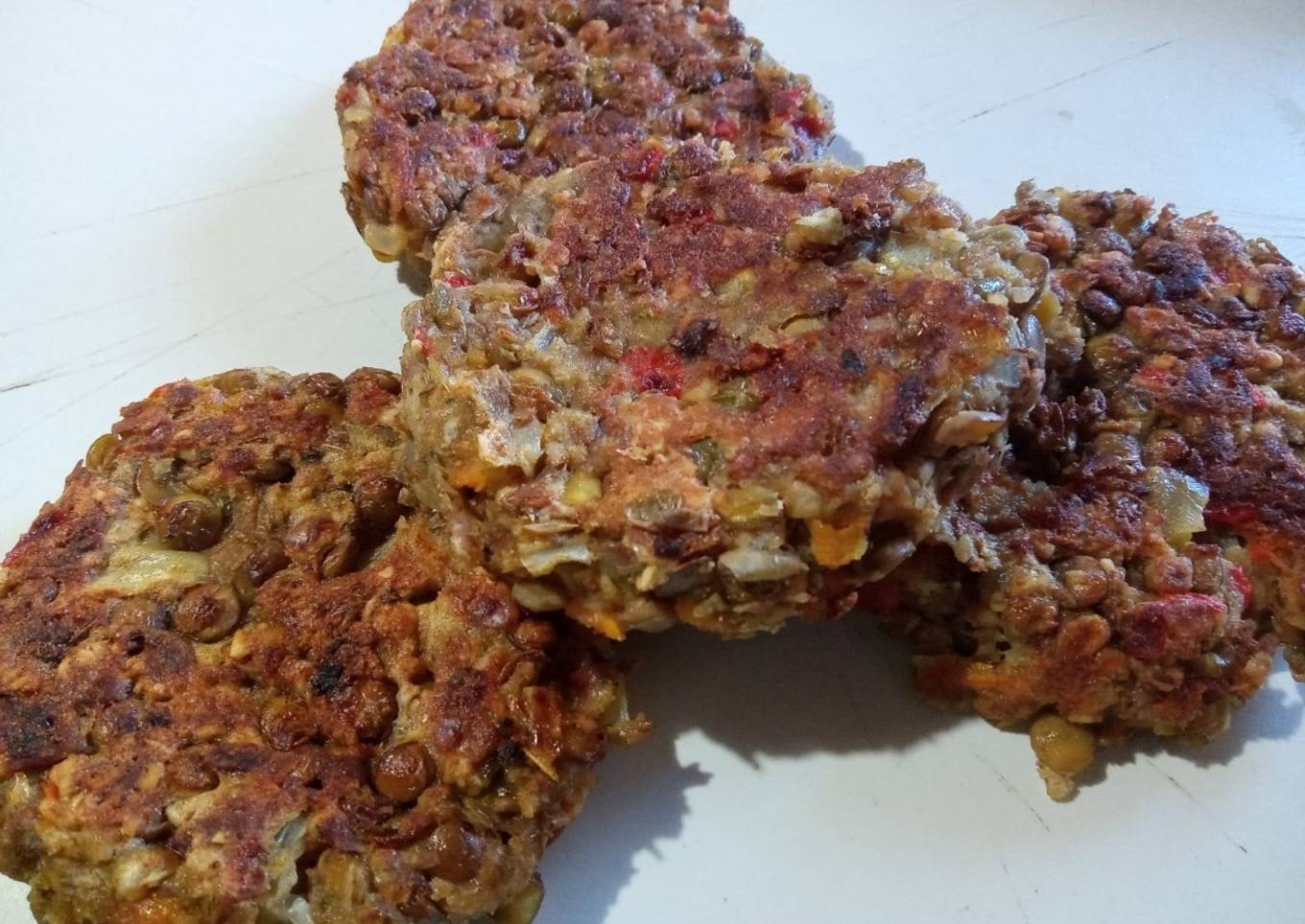 Hamburguesas de lentejas