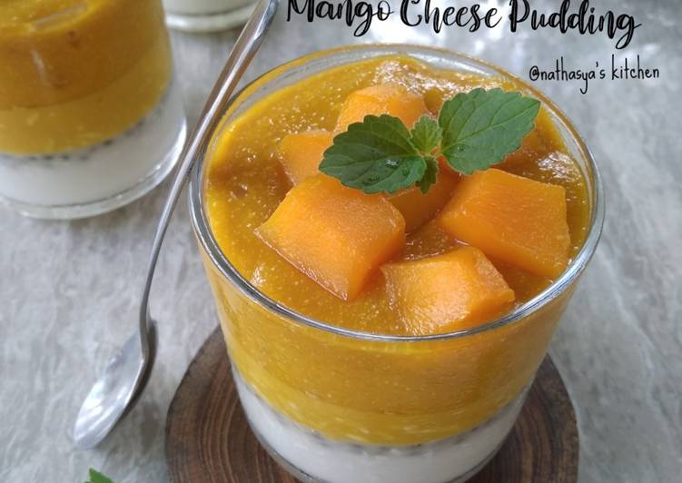 9 Resep: Mango Cheese Pudding Kekinian