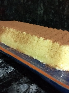 Una foto de Flan de piña colada