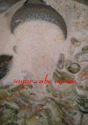 Foto resep Sayur cabe oncom