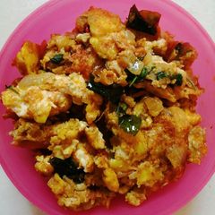 Egg burji A picture of Egg burji.