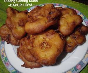Resep Unik Pisang goreng madu Ala Warung