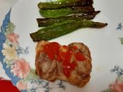 Una foto de contramuslos de pollo airfryer