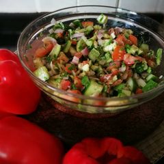 A picture of Mexican salad.
