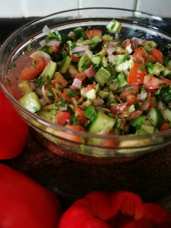 A picture of Mexican salad.